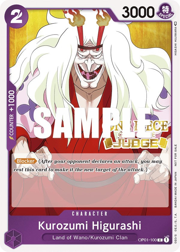 Kurozumi Higurashi (Judge) [One Piece Promotion Cards] | Rock City Comics