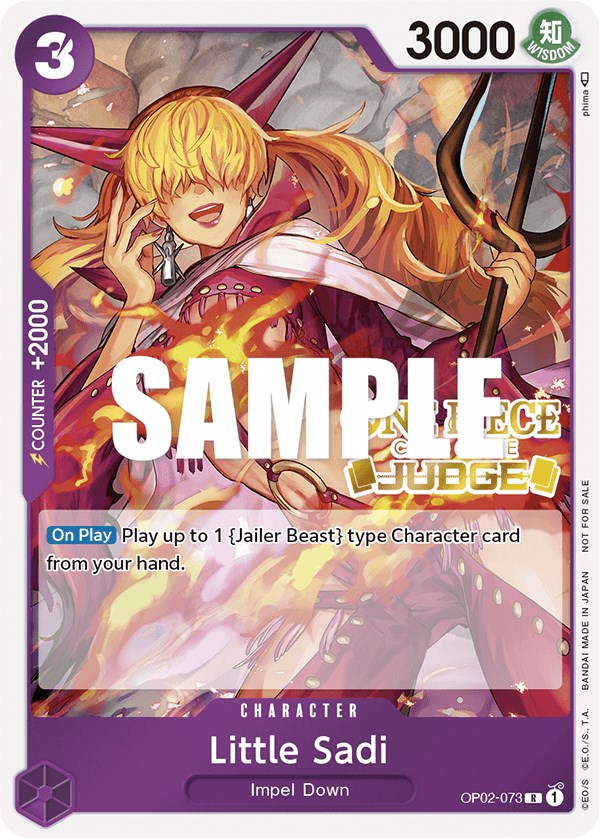 Little Sadi (Judge) [One Piece Promotion Cards] | Rock City Comics