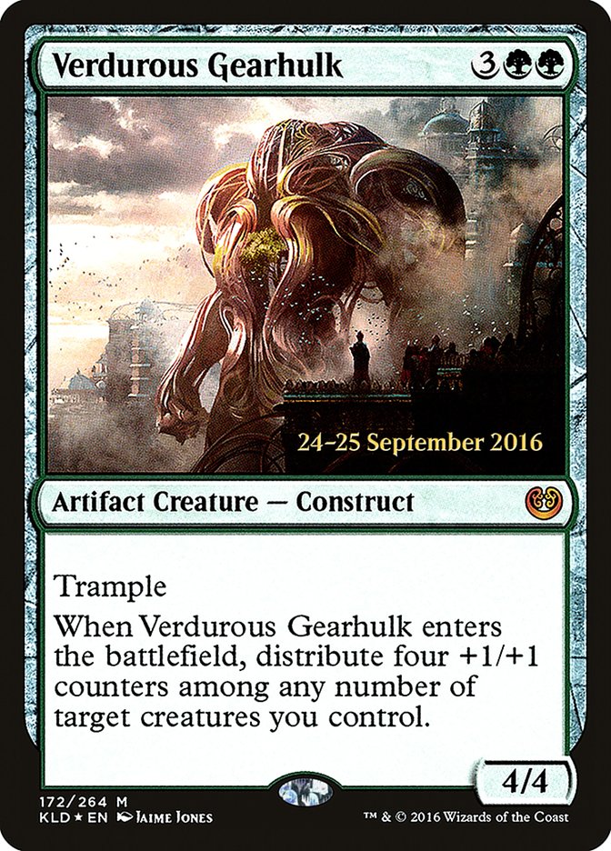 Verdurous Gearhulk [Kaladesh Prerelease Promos] | Rock City Comics