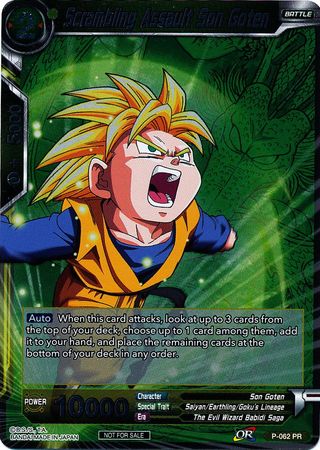 Scrambling Assault Son Goten (Event Pack 2 - 2018) (P-062_PR) [Promotion Cards] | Rock City Comics