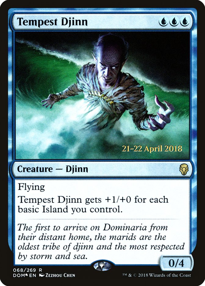 Tempest Djinn [Dominaria Prerelease Promos] | Rock City Comics