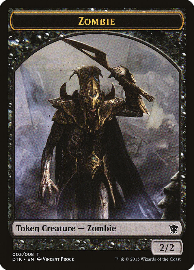 Zombie Token [Dragons of Tarkir Tokens] | Rock City Comics