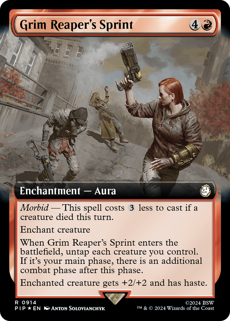 Grim Reaper's Sprint (Extended Art) (Surge Foil) [Fallout] | Rock City Comics