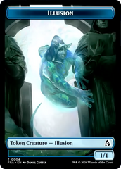 Illusion // Jace Double-Sided Token [Reality Fracture Tokens] | Rock City Comics