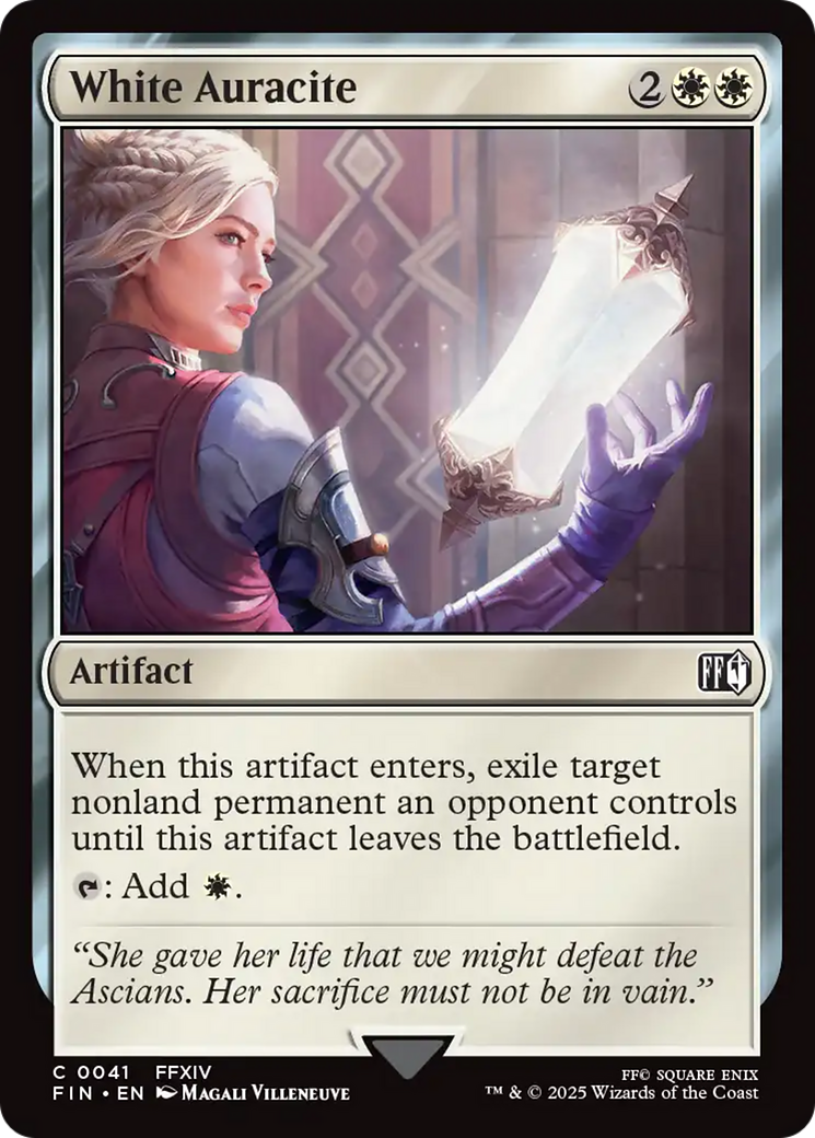 White Auracite [FINAL FANTASY] | Rock City Comics