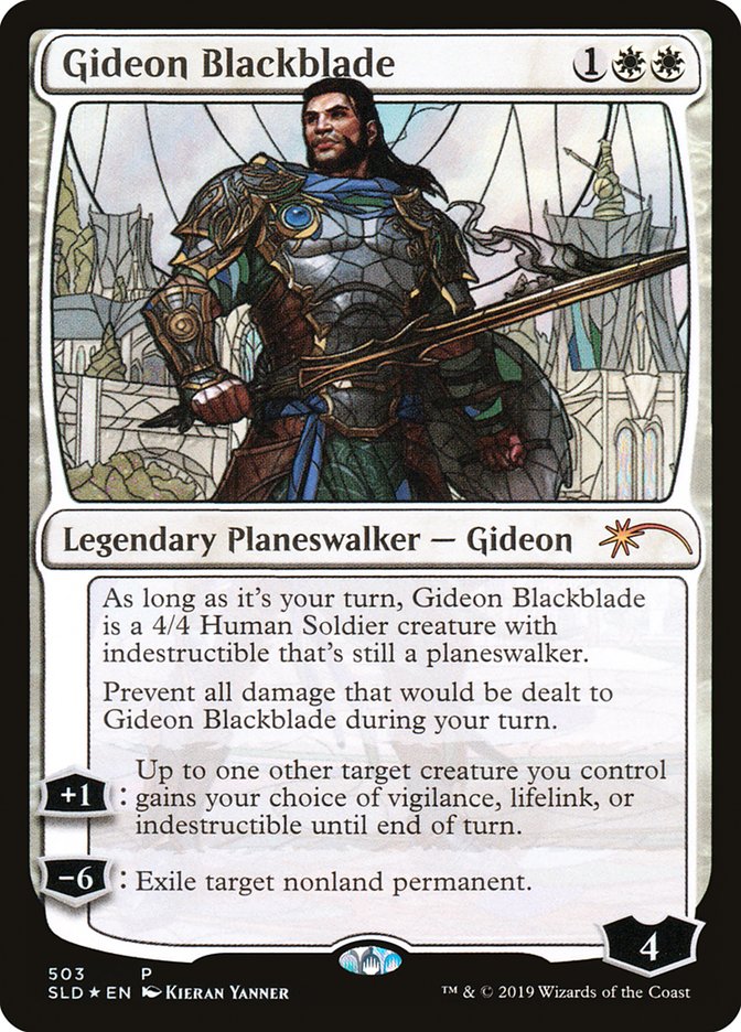 Gideon Blackblade (Stained Glass) [Secret Lair Drop Promos] | Rock City Comics