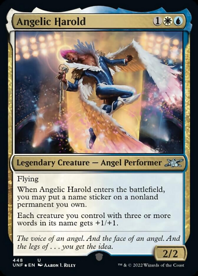 Angelic Harold (Galaxy Foil) [Unfinity] | Rock City Comics