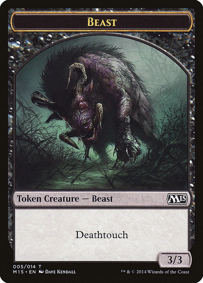 Beast Token (005/014) [Magic 2015 Tokens] | Rock City Comics