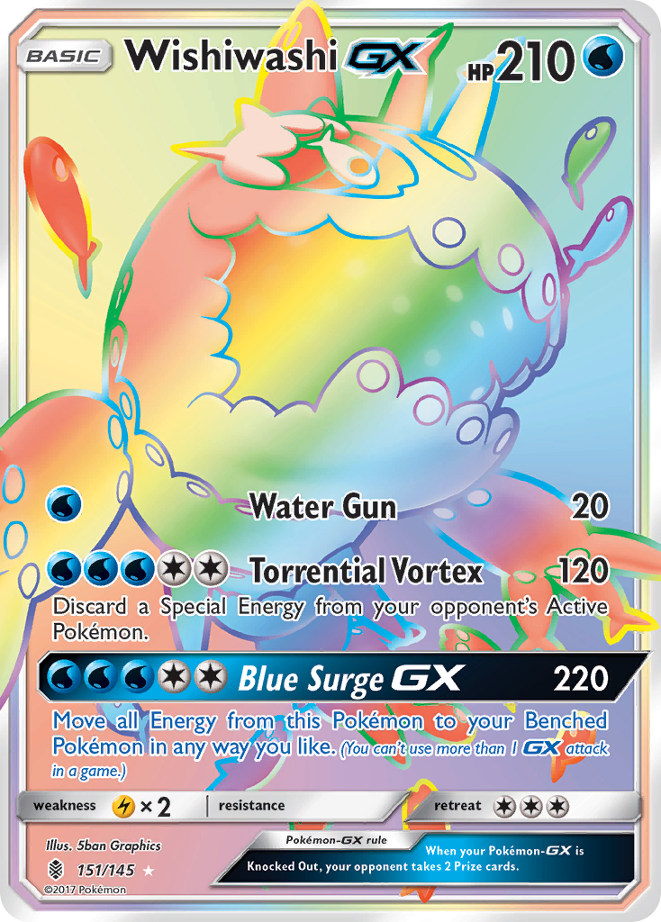 Wishiwashi GX (151/145) [Sun & Moon: Guardians Rising] | Rock City Comics