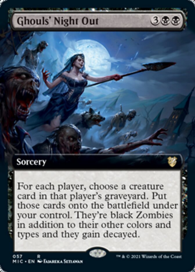 Ghouls' Night Out (Extended Art) [Innistrad: Midnight Hunt Commander] | Rock City Comics
