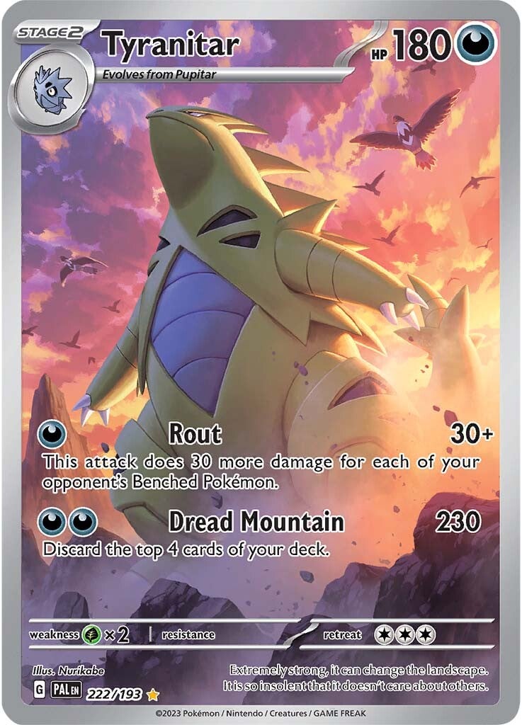 Tyranitar (222/193) [Scarlet & Violet: Paldea Evolved] | Rock City Comics