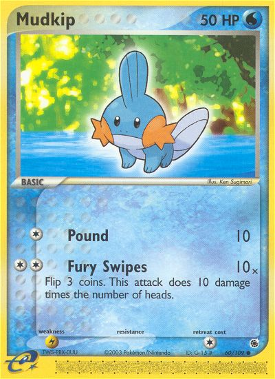 Mudkip (60/109) [EX: Ruby & Sapphire] | Rock City Comics