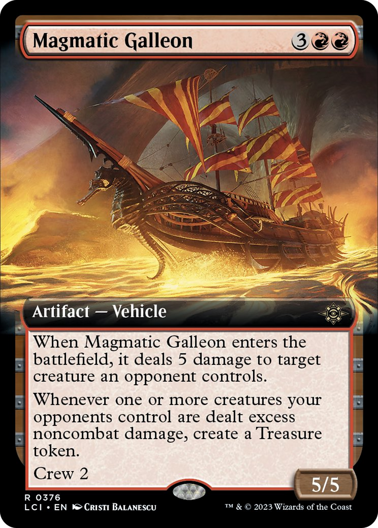 Magmatic Galleon (Extended Art) [The Lost Caverns of Ixalan] | Rock City Comics