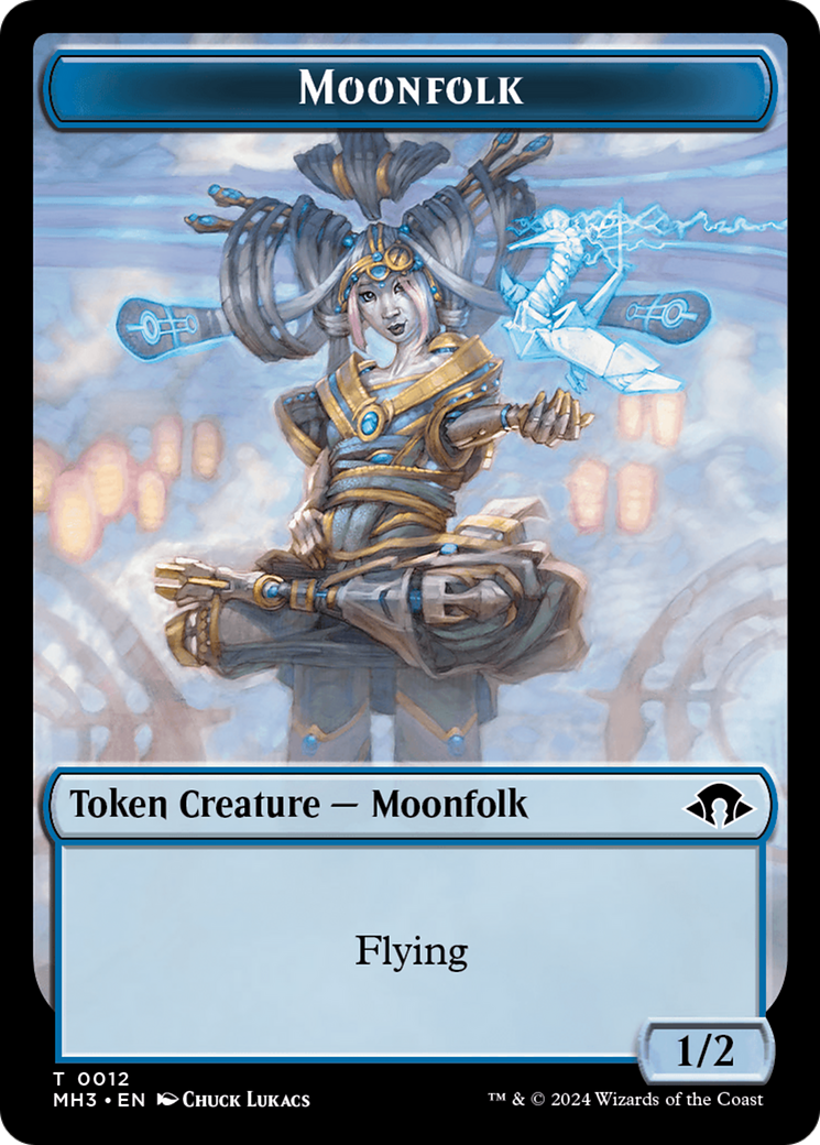 Moonfolk Token [Modern Horizons 3 Tokens] | Rock City Comics