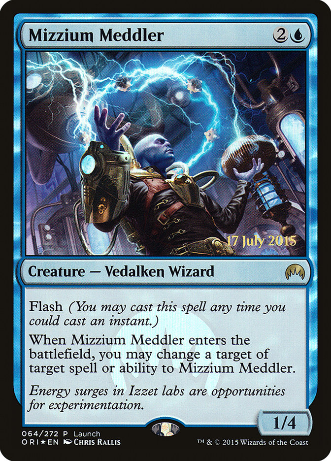 Mizzium Meddler (Launch) [Magic Origins Promos] | Rock City Comics