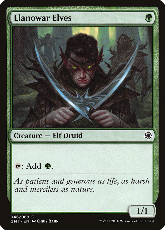 Llanowar Elves [Game Night 2018] | Rock City Comics