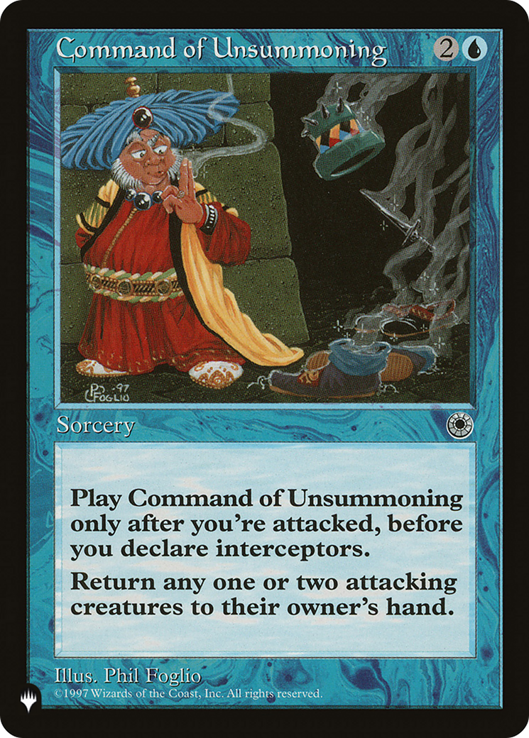 Command of Unsummoning [The List Reprints] | Rock City Comics