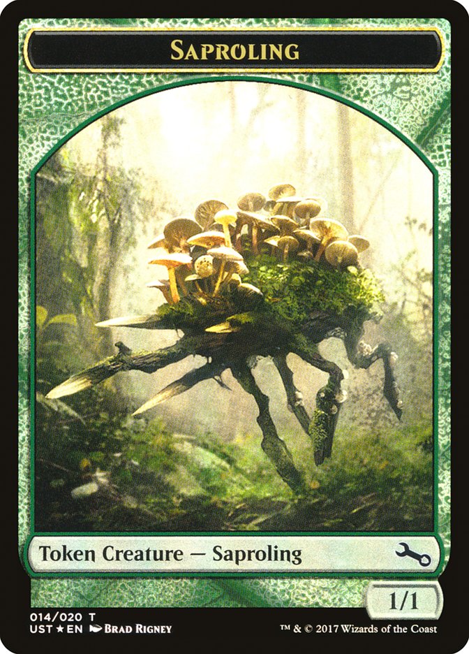 Saproling // Saproling Double-Sided Token [Unstable Tokens] | Rock City Comics