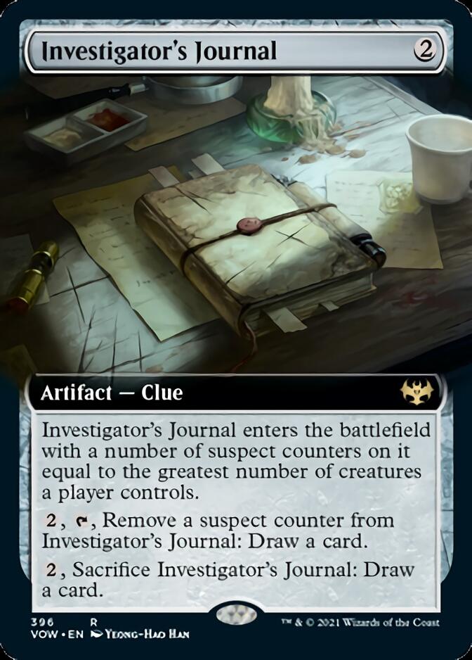 Investigator's Journal (Extended Art) [Innistrad: Crimson Vow] | Rock City Comics