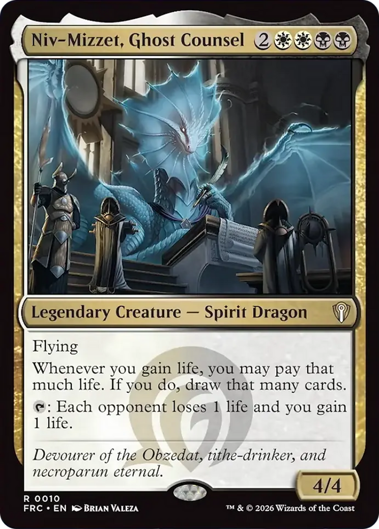 Niv-Mizzet, Ghost Counsel [Reality Fracture Commander] | Rock City Comics