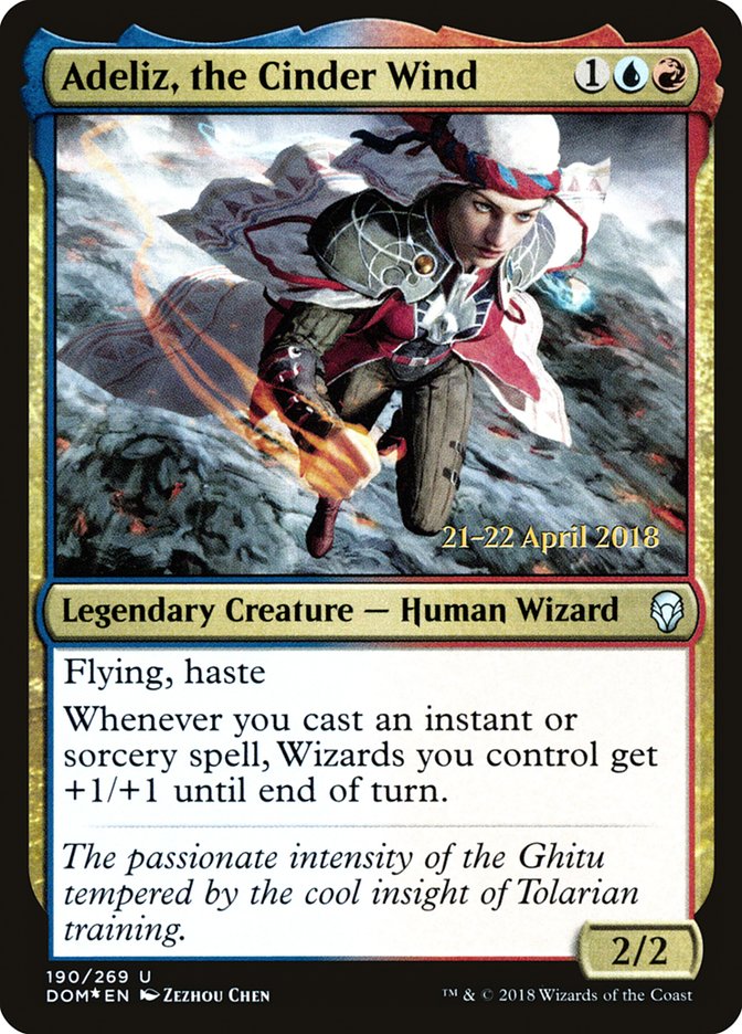 Adeliz, the Cinder Wind [Dominaria Prerelease Promos] | Rock City Comics