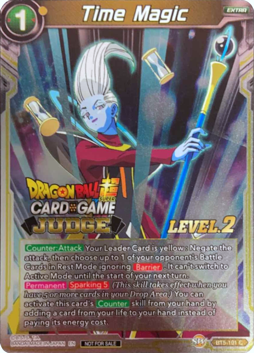 Time Magic (Level 2) (BT5-101) [Judge Promotion Cards] | Rock City Comics