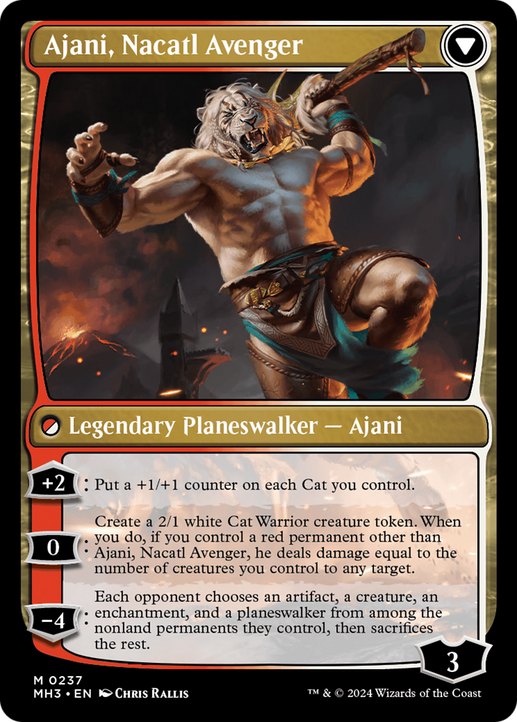 Ajani, Nacatl Pariah // Ajani, Nacatl Avenger [Modern Horizons 3] | Rock City Comics