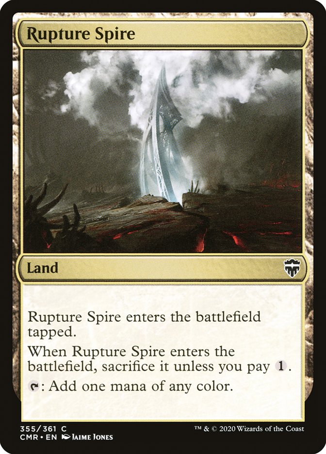 Rupture Spire (355) [Commander Legends] | Rock City Comics