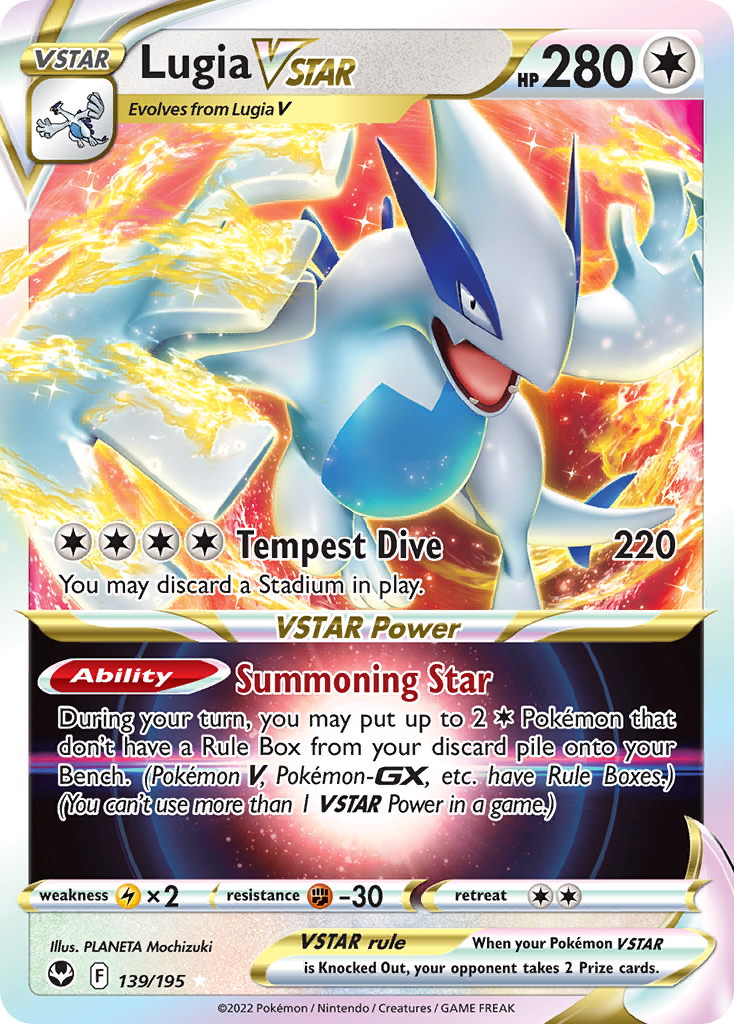 Lugia VSTAR (139/195) (Jumbo Card) [Sword & Shield: Silver Tempest] | Rock City Comics