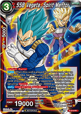 SSB Vegeta, Spirit Mentor (P-314) [Tournament Promotion Cards] | Rock City Comics