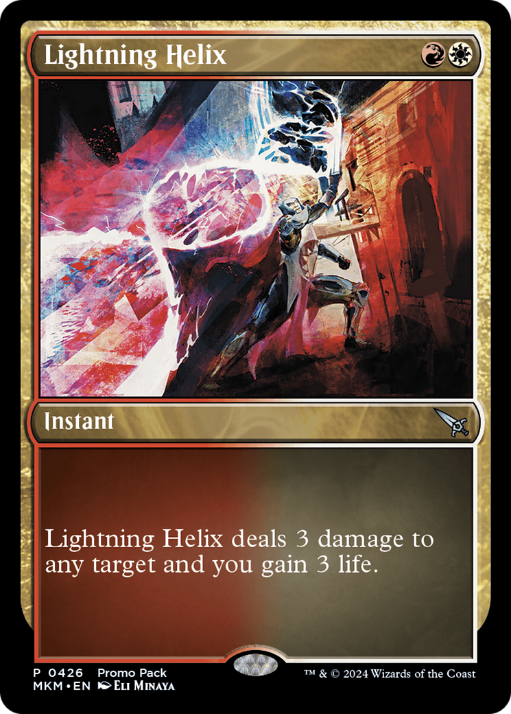 Lightning Helix (Promo Pack) [Murders at Karlov Manor Promos] | Rock City Comics