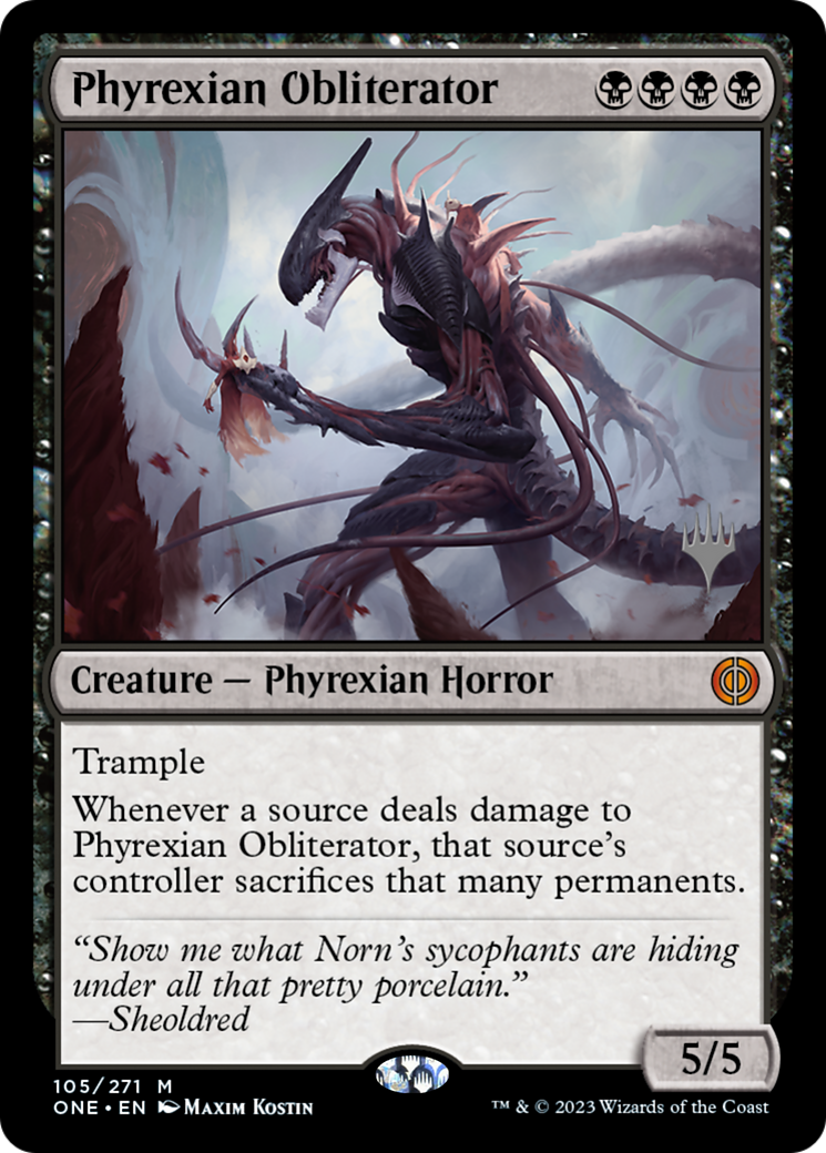 Phyrexian Obliterator (Promo Pack) [Phyrexia: All Will Be One Promos] | Rock City Comics