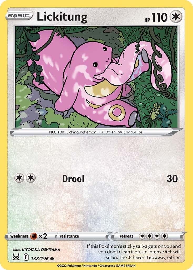 Lickitung (138/196) [Sword & Shield: Lost Origin] | Rock City Comics