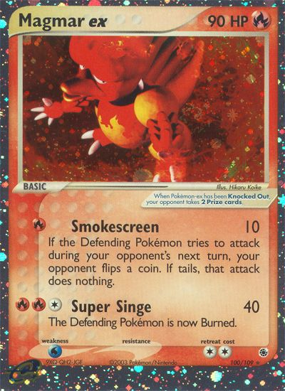 Magmar ex (100/109) [EX: Ruby & Sapphire] | Rock City Comics