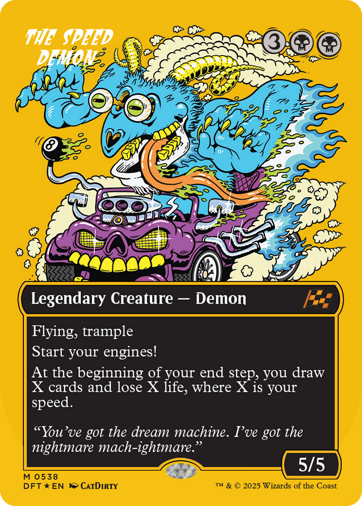 The Speed Demon (Borderless) (First-Place Foil) [Aetherdrift] | Rock City Comics