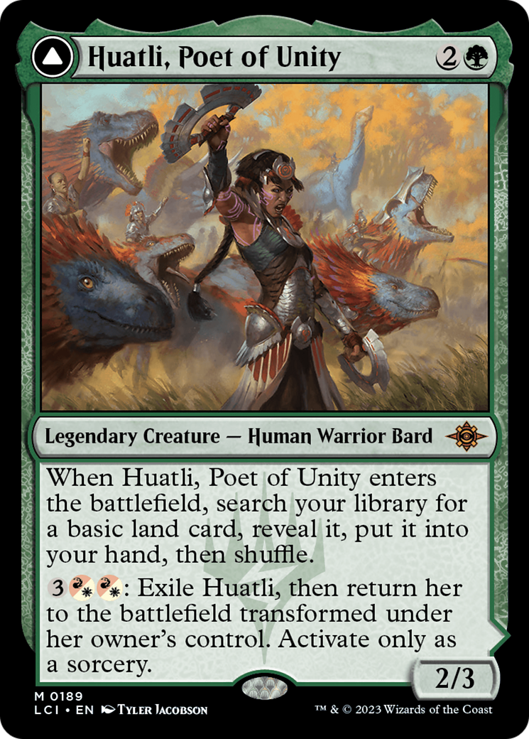 Huatli, Poet of Unity // Roar of the Fifth People [The Lost Caverns of Ixalan] | Rock City Comics