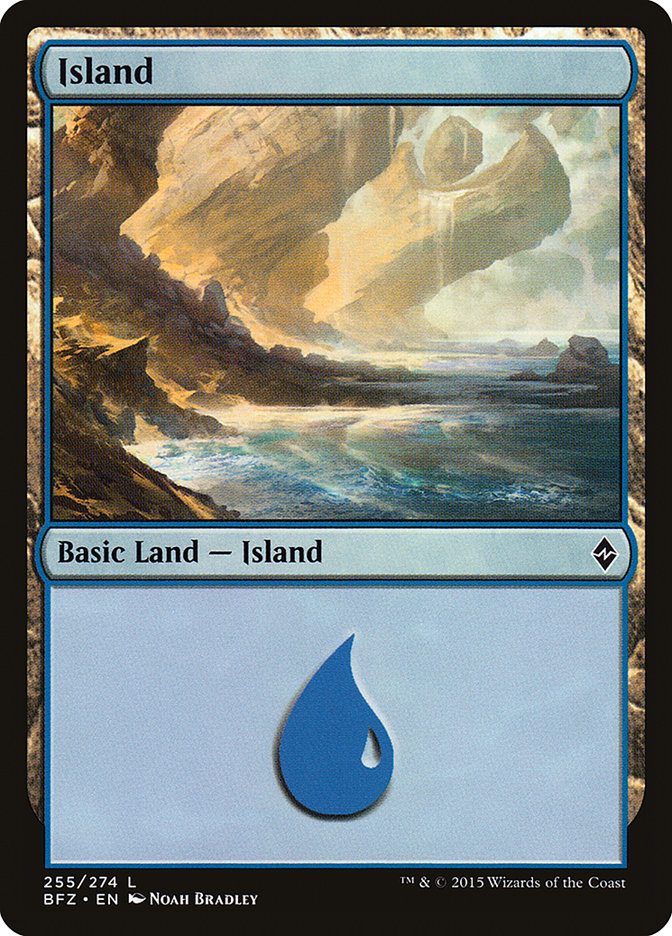 Island (255) [Battle for Zendikar] | Rock City Comics