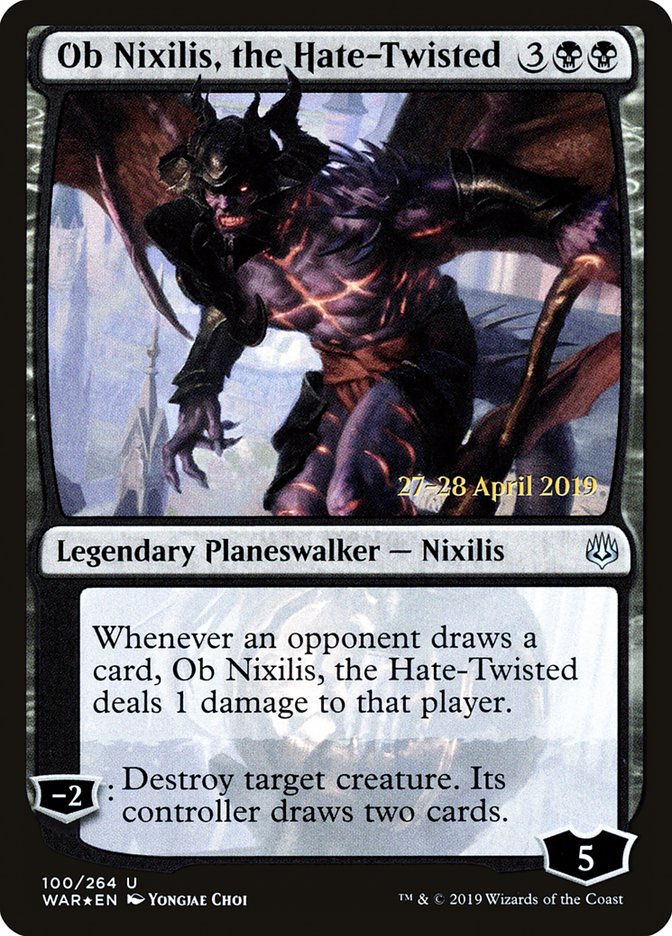 Ob Nixilis, the Hate-Twisted [War of the Spark Prerelease Promos] | Rock City Comics