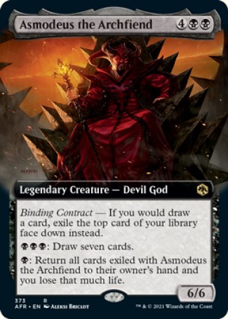 Asmodeus the Archfiend (Extended Art) [Dungeons & Dragons: Adventures in the Forgotten Realms] | Rock City Comics