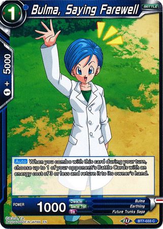Bulma, Saying Farewell (BT7-033) [Assault of the Saiyans] | Rock City Comics