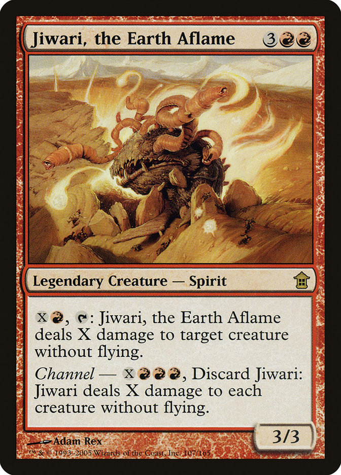 Jiwari, the Earth Aflame [Saviors of Kamigawa] | Rock City Comics