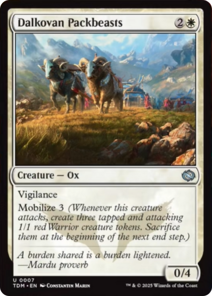 Dalkovan Packbeasts [Tarkir: Dragonstorm] | Rock City Comics