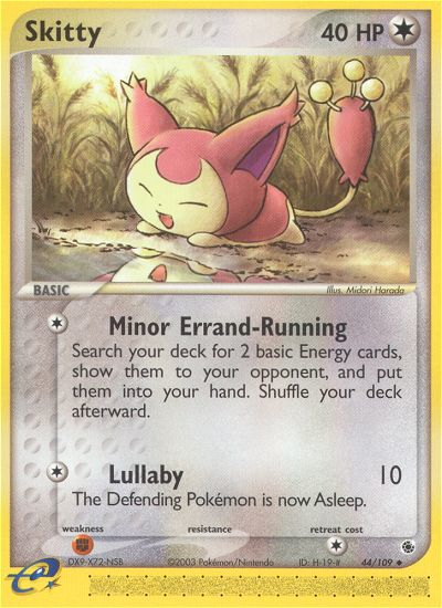 Skitty (44/109) [EX: Ruby & Sapphire] | Rock City Comics