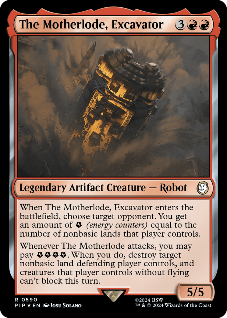 The Motherlode, Excavator (Surge Foil) [Fallout] | Rock City Comics