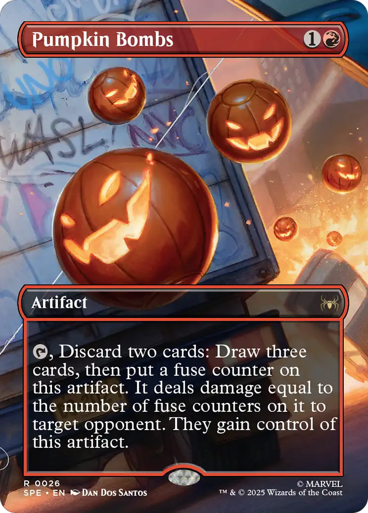 Pumpkin Bombs (Borderless) [Marvel's Spider-Man: Eternal-Legal] | Rock City Comics