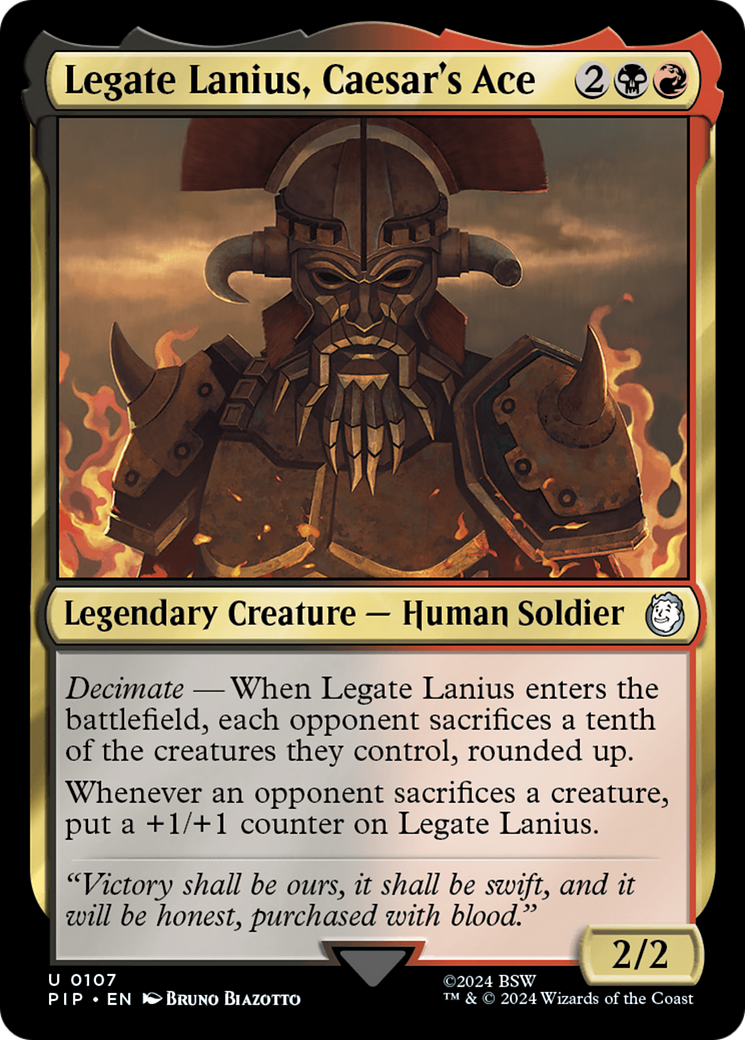 Legate Lanius, Caesar's Ace [Fallout] | Rock City Comics