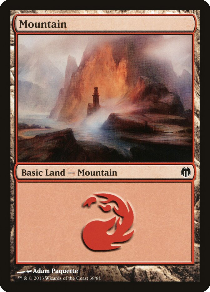 Mountain (38) [Duel Decks: Heroes vs. Monsters] | Rock City Comics