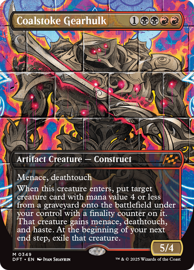 Coalstoke Gearhulk (Borderless) [Aetherdrift] | Rock City Comics
