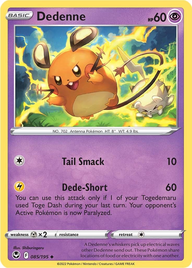 Dedenne (085/195) [Sword & Shield: Silver Tempest] | Rock City Comics