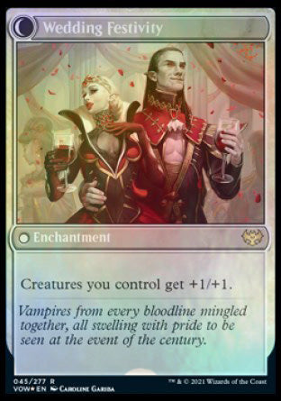 Wedding Announcement // Wedding Festivity [Innistrad: Crimson Vow Prerelease Promos] | Rock City Comics